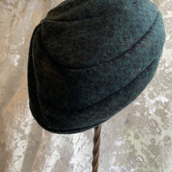 LADIES GREEN TAM HAT  GENIE BY EUGENIE KIM ANTHROPOLOGIE NEW WITH $68TAG main image 3